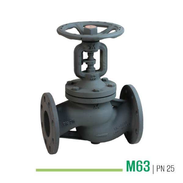 M63 - External screw bellows valve