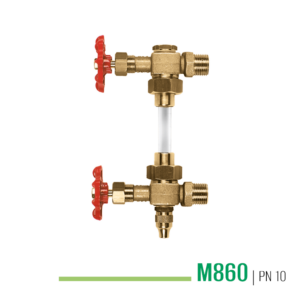 M860 - Level indicator with needle valves